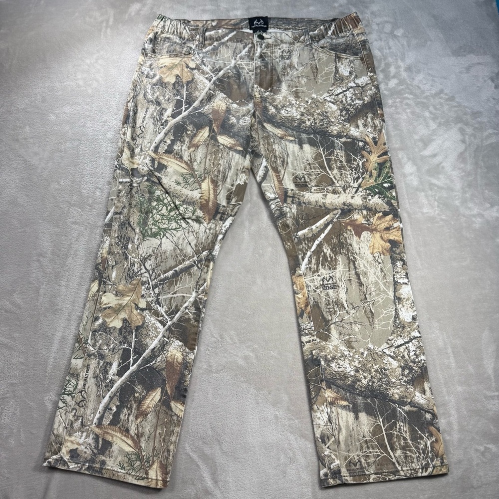 RealTree Camo Edge 5 Pocket Comfort Flex Hunting Sports Pants Men's Sz L